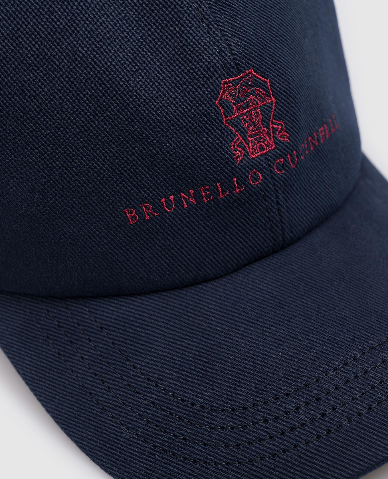 

Blue cap with logo Brunello Cucinelli