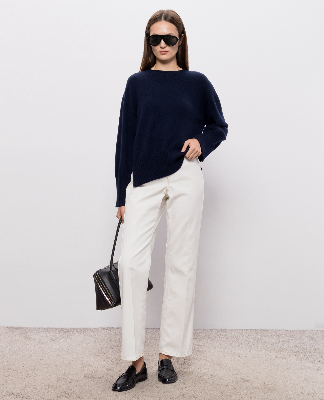 Blue cashmere sweater Twinset 2