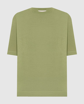 Max Mara Weekend Green TAPIOCA top made of wool, silk and cashmere WKDTAPIOCA
