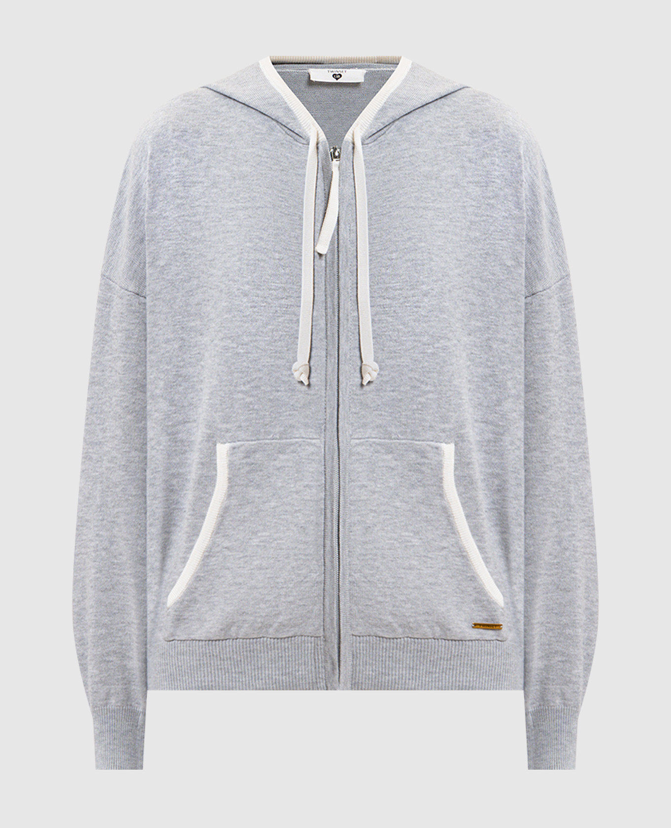 Grey sports jacket with logo
