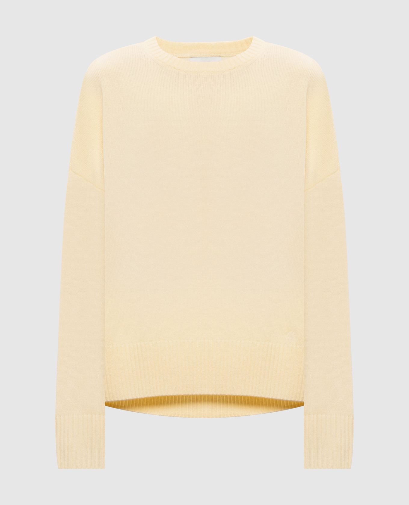 Yellow ANTON cashmere sweater