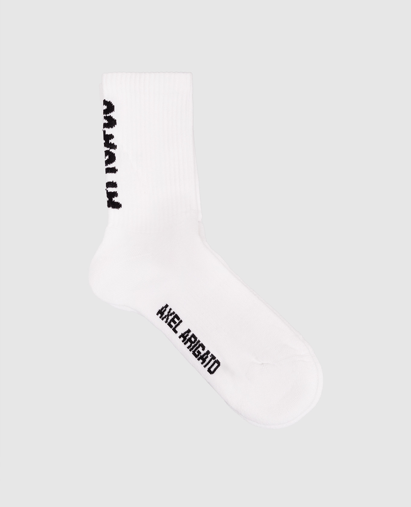 

White Fioral socks with logo pattern Axel Arigato