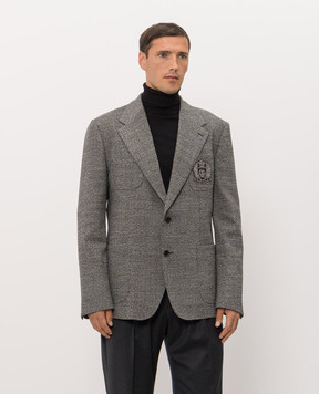 Dolce&Gabbana Gray jacket G2WX9ZFMBAS