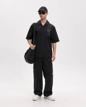 Off-White Black shirt with Double Arrow print 44XGG01FS26F001