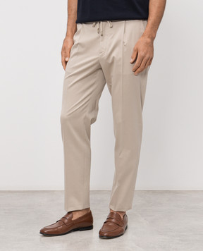 Peserico Beige wool pants R54274D08274
