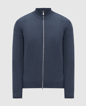 Brunello Cucinelli Blue cashmere cardigan M2200106