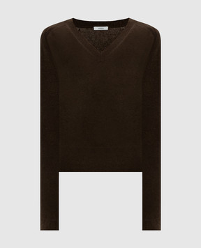 JOSEPH Lucile brown cashmere pullover JF010103