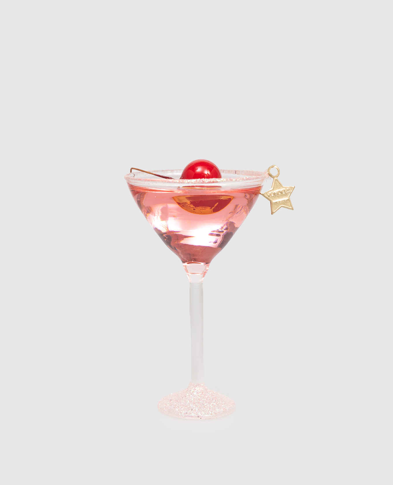 

Cosmopolitan Cocktail Christmas tree toy Vondels, Pink