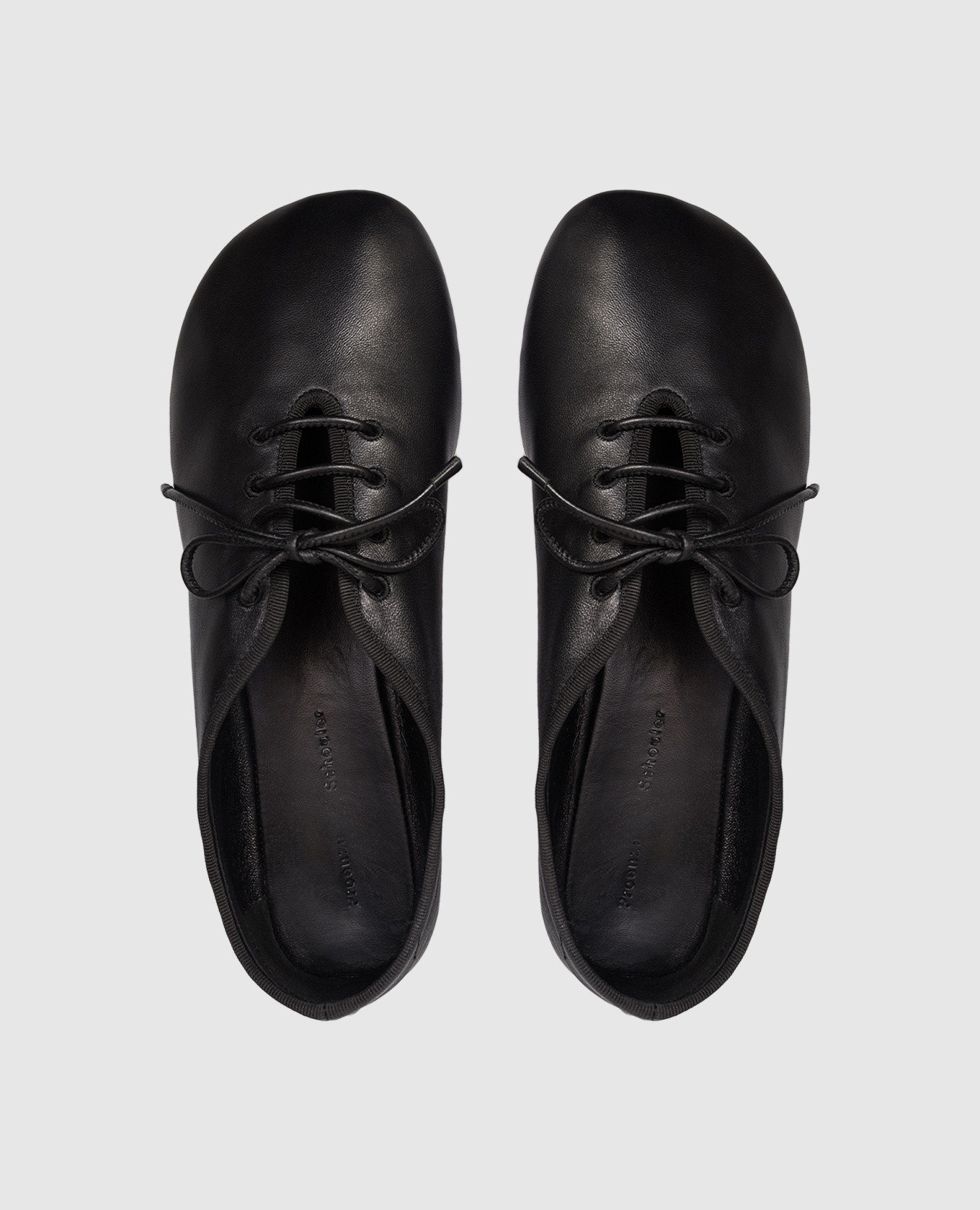 Black leather Glove ballet flats PROENZA SCHOULER 4