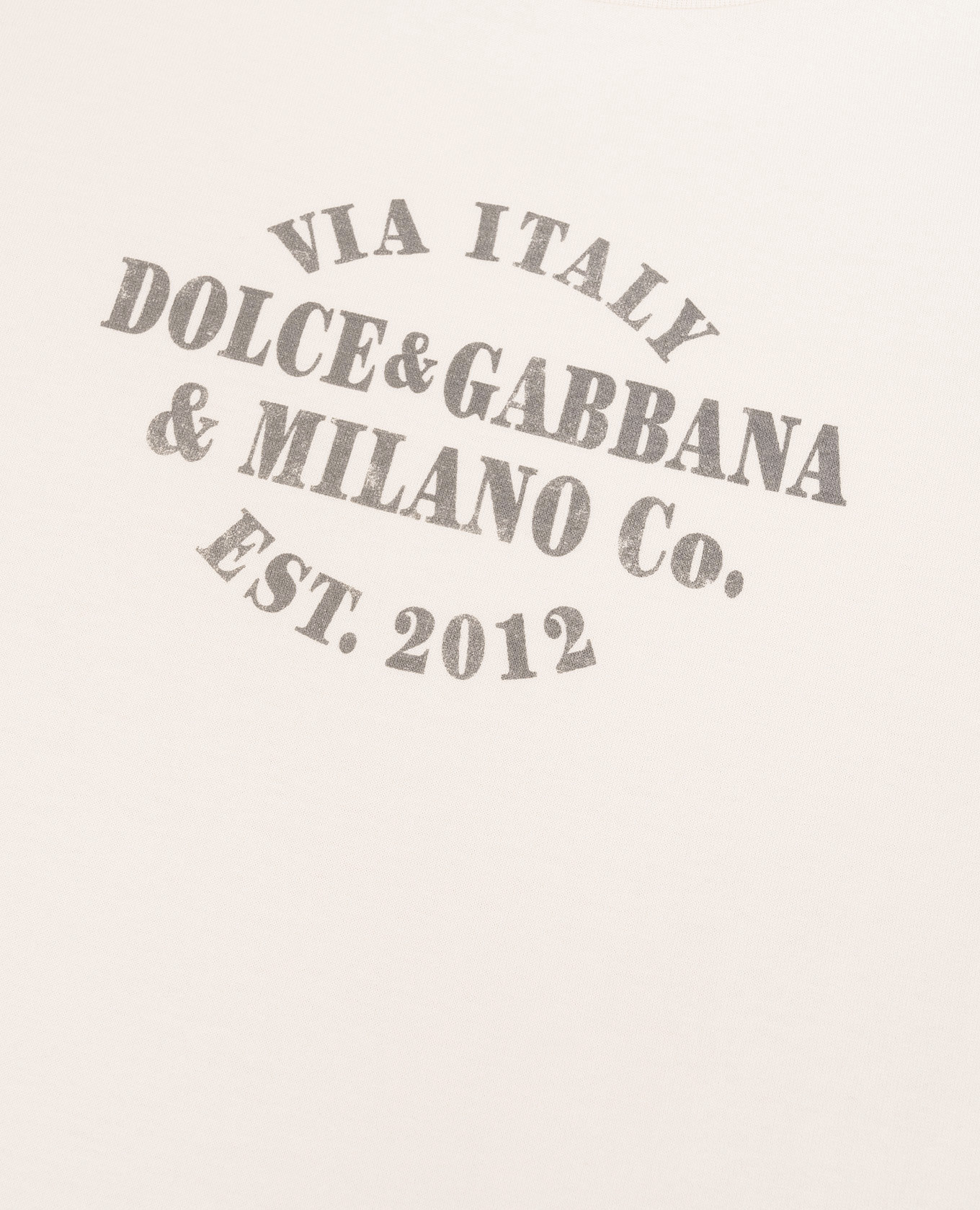 

Children's beige T-shirt with logo print Dolce&Gabbana