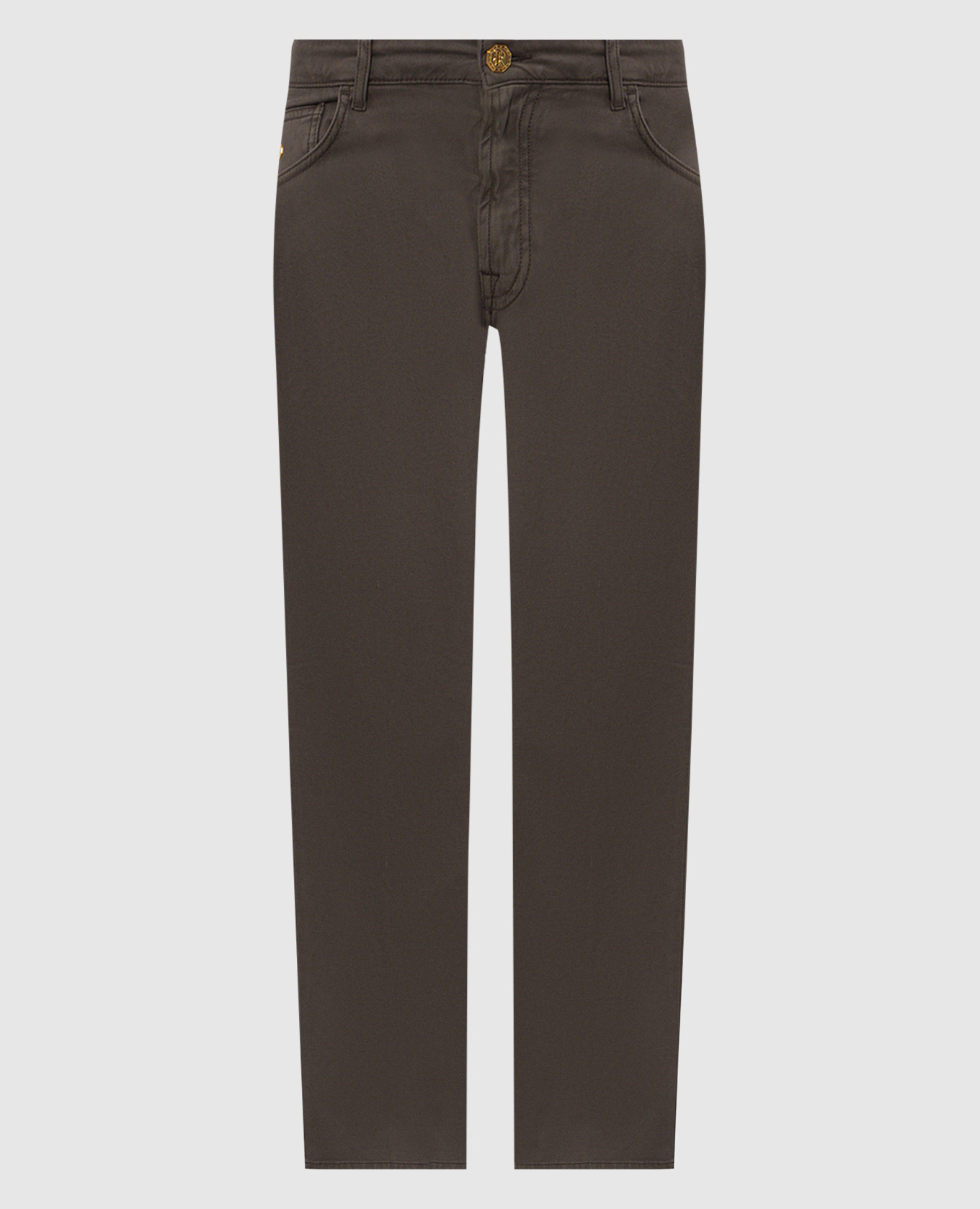 Brown cashmere pants