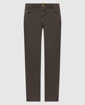 Stefano Ricci Brown cashmere pants MST63B0010T0234