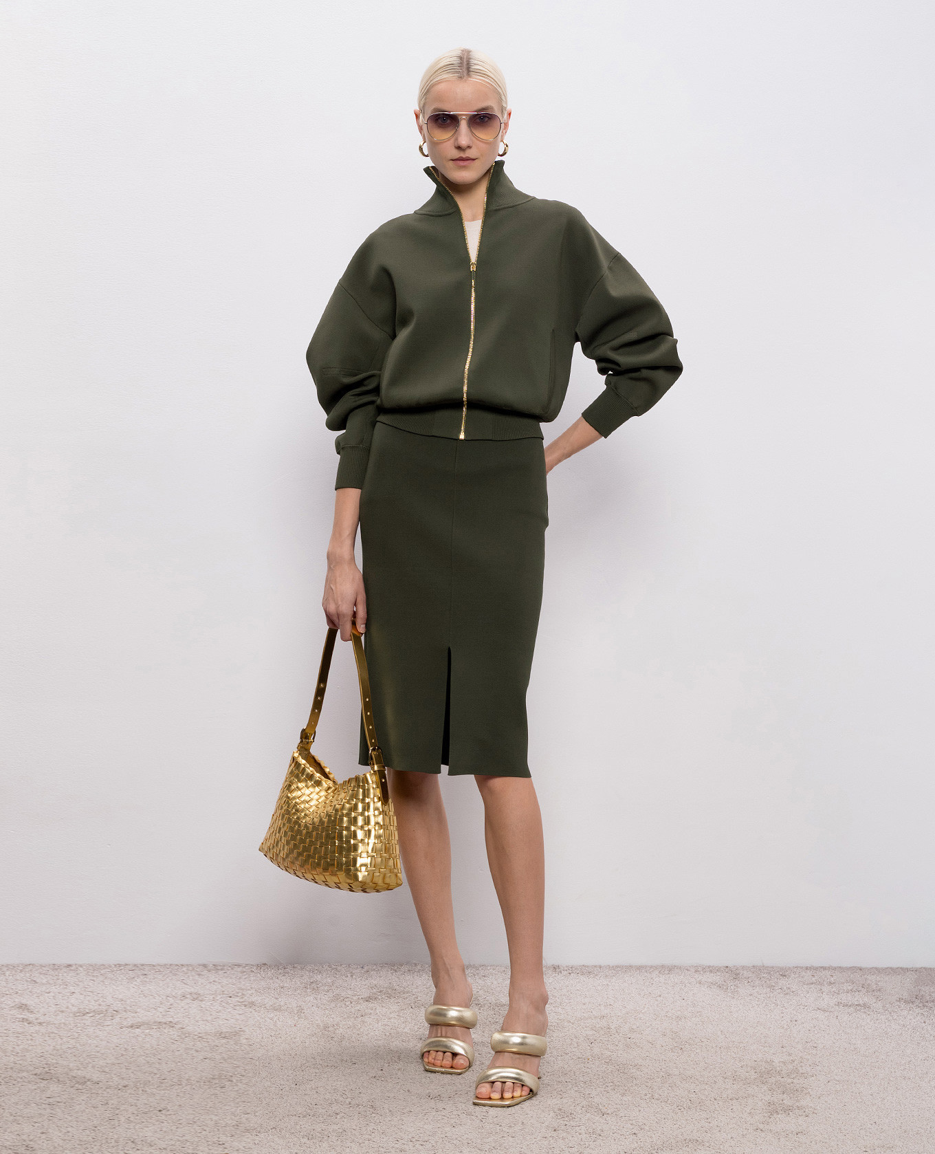 

Beige California top with silk JOSEPH