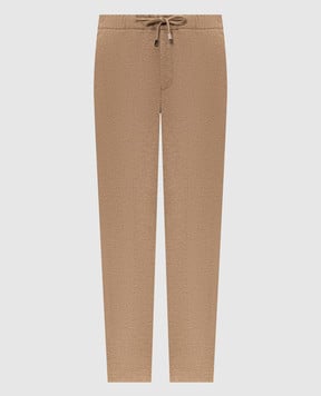 Enrico Mandelli Beige cashmere pants GYMP015428