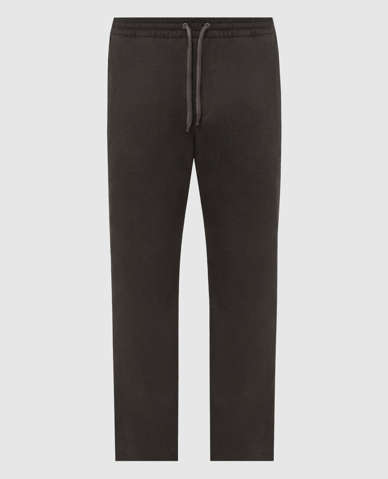 Khaki wool trousers