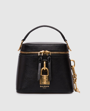 Balmain Black leather Pulse Vanity bag HN1BH004LOLP