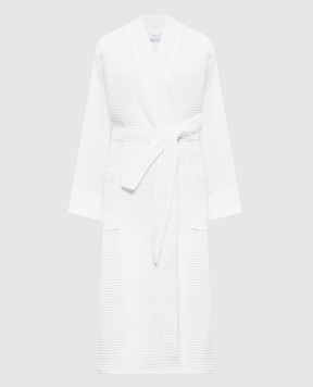 L'appartement White waffle bathrobe MIAWAFFLEBATHROBE