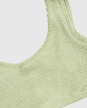 MC2 SAINT BARTH Baker children's green swimsuit with lurex BAK000200034L