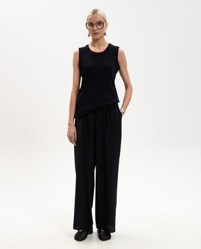Sofie D`Hoore Black ribbed tank top TANKJRIB