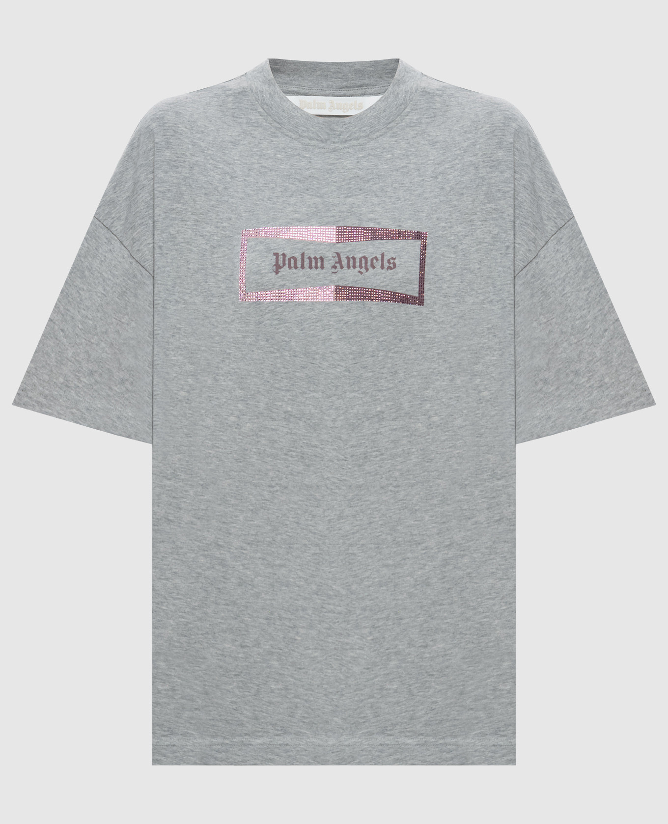 Grey melange T-shirt Palm Angels