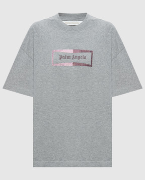 Palm Angels Grey melange T-shirt PAWAA005JR002