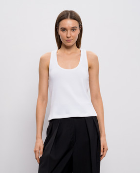 Ermanno Scervino White cotton top D482L304XHC