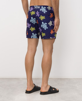 Vilebrequin Purple Tortues Multicolores Swim Shorts MAHEJ336