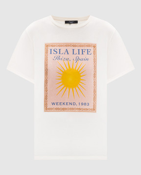 Max Mara Weekend PANTERA ivory print T-shirt WKDPANTERA