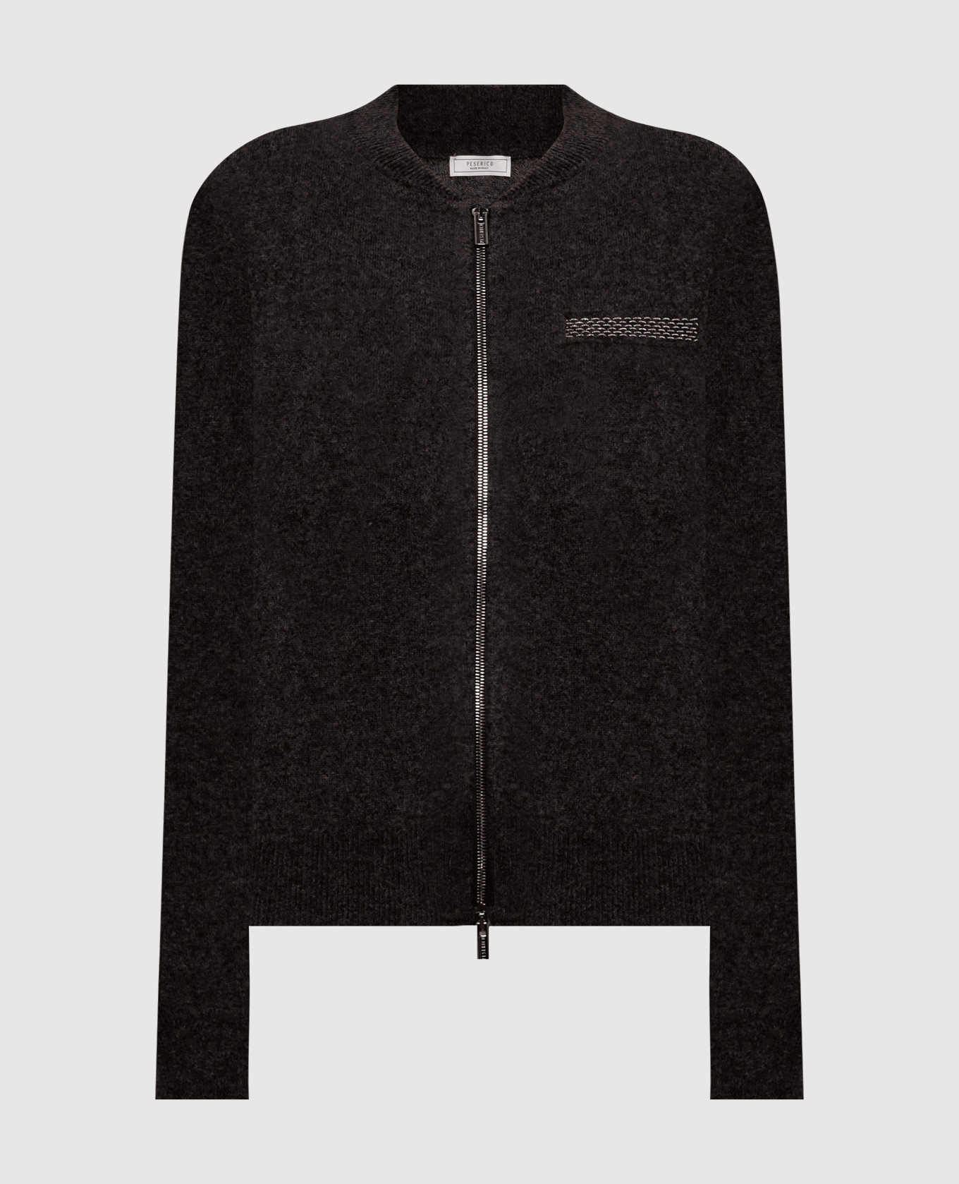 

Brown cardigan made of wool, silk and cashmere Peserico