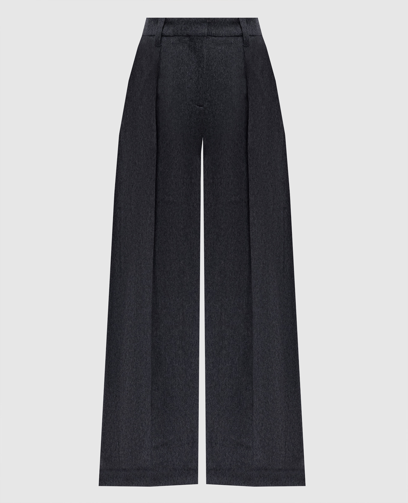 Gray wool pants