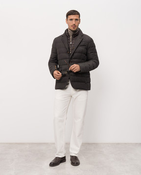 MooRER NOMOS brown wool down jacket NOMOSFF