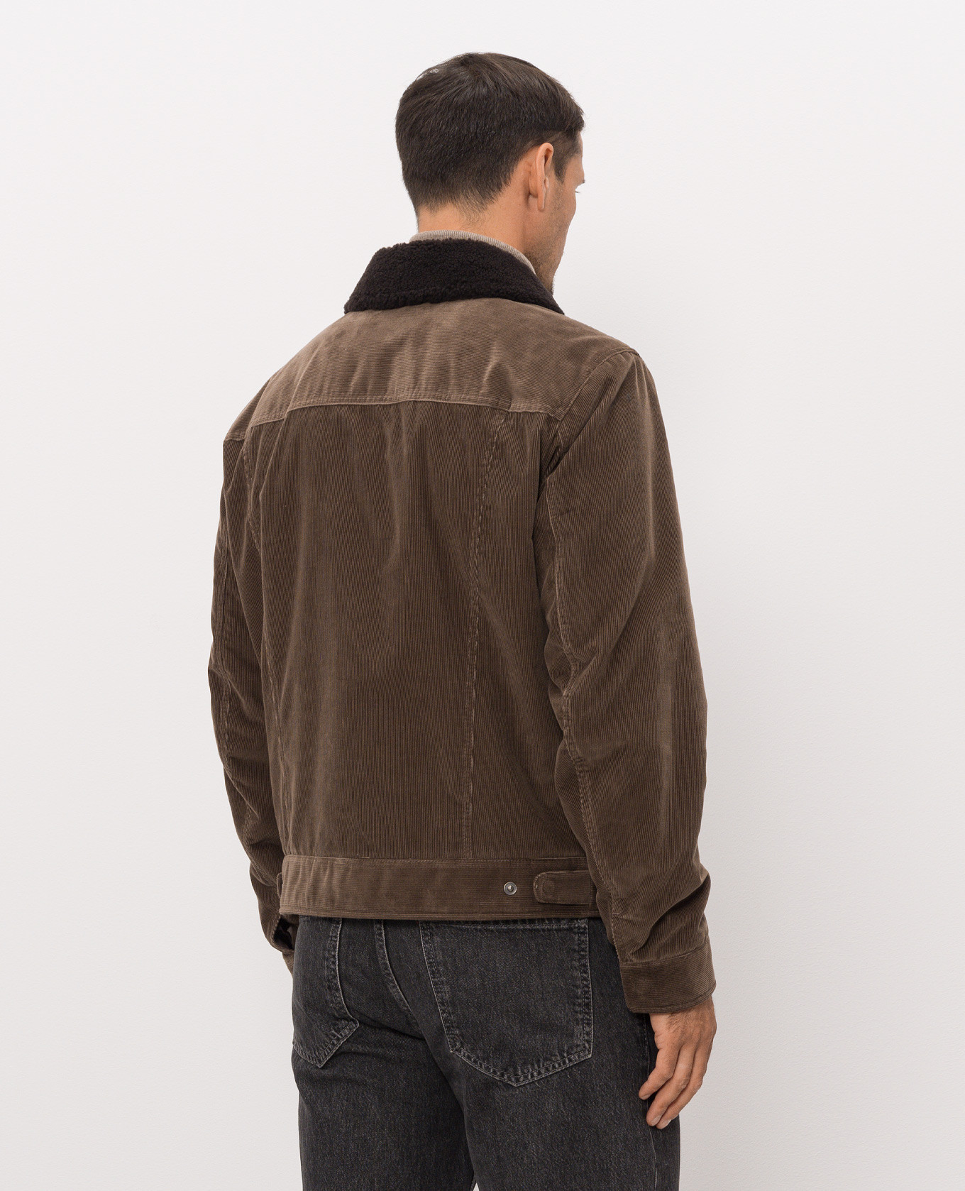Brown corduroy jacket Tom Ford 4