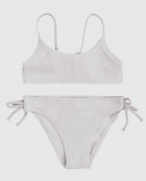MC2 SAINT BARTH Jaiden children's gray swimsuit with lurex JAI000302934L