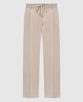 Peserico Beige wool pants R54274D08274
