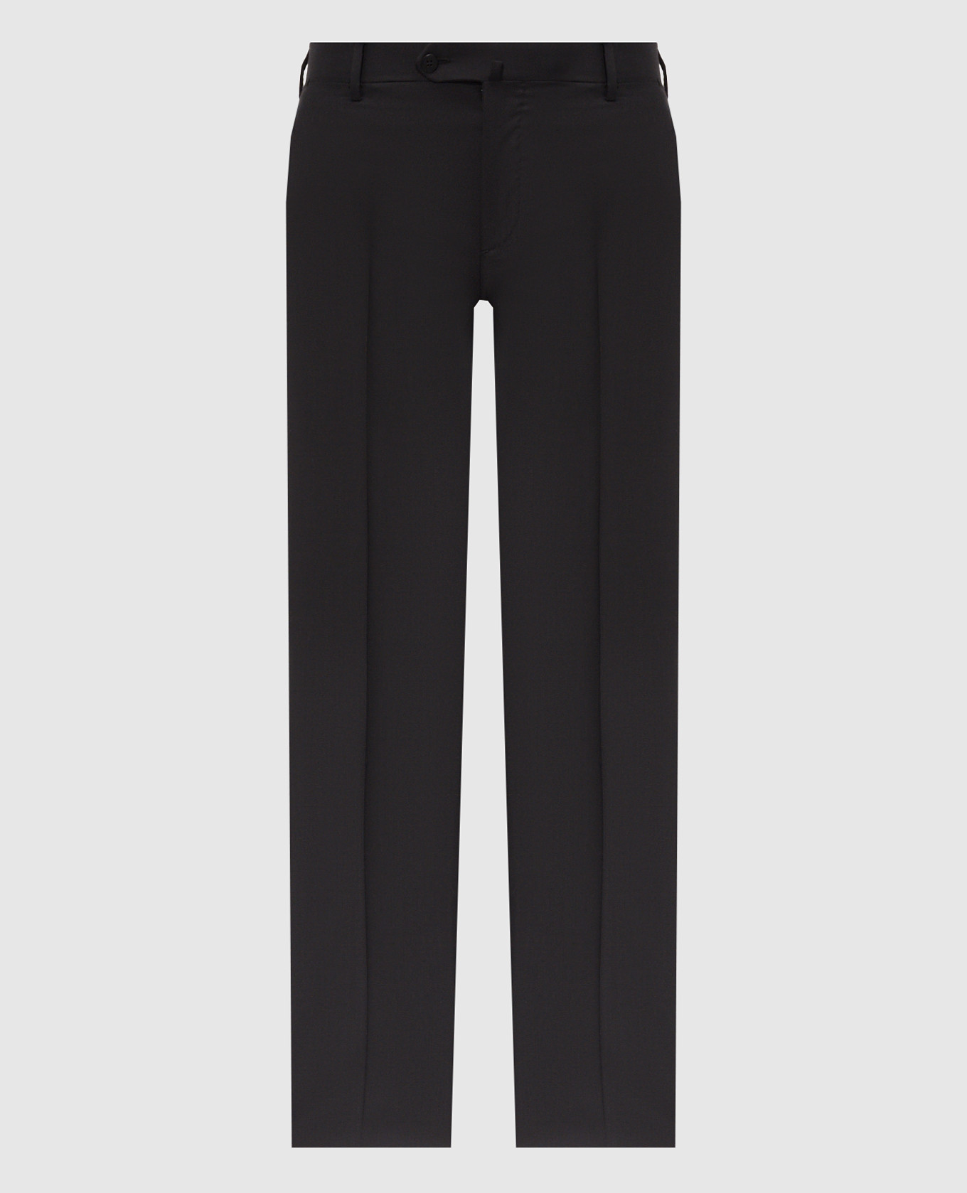 Black wool pants