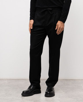 Dolce&Gabbana Black wool pants GP12PTFU21Q
