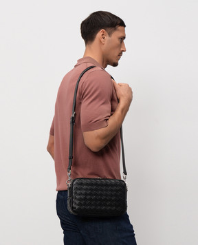 Bottega Veneta Black leather bag with weaving 755923V2HL1