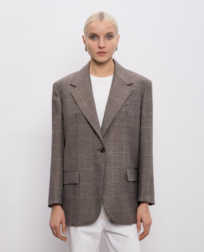 Max Mara Weekend MAGMA wool check jacket WKDMAGMA