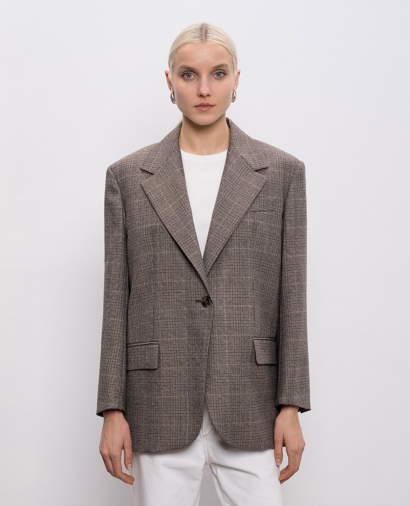 

MAGMA wool check jacket Max Mara Weekend, Brown