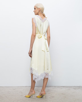 3.1 Phillip Lim Yellow dress with lace S26191100SKY