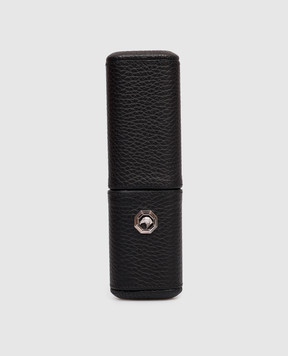Stefano Ricci Black leather case with emblem OCSSG02PVTD
