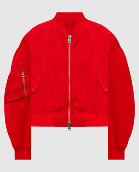 Ermanno Scervino Red reversible bomber jacket D480D301UUJ