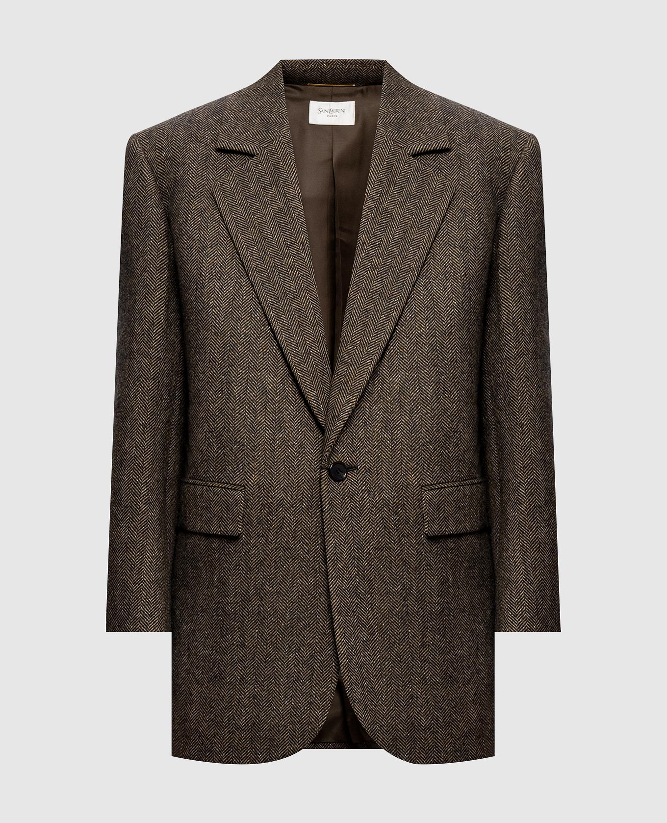 Patterned wool jacket