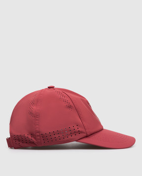 Brunello Cucinelli Burgundy cap with emblem MCAP9911T