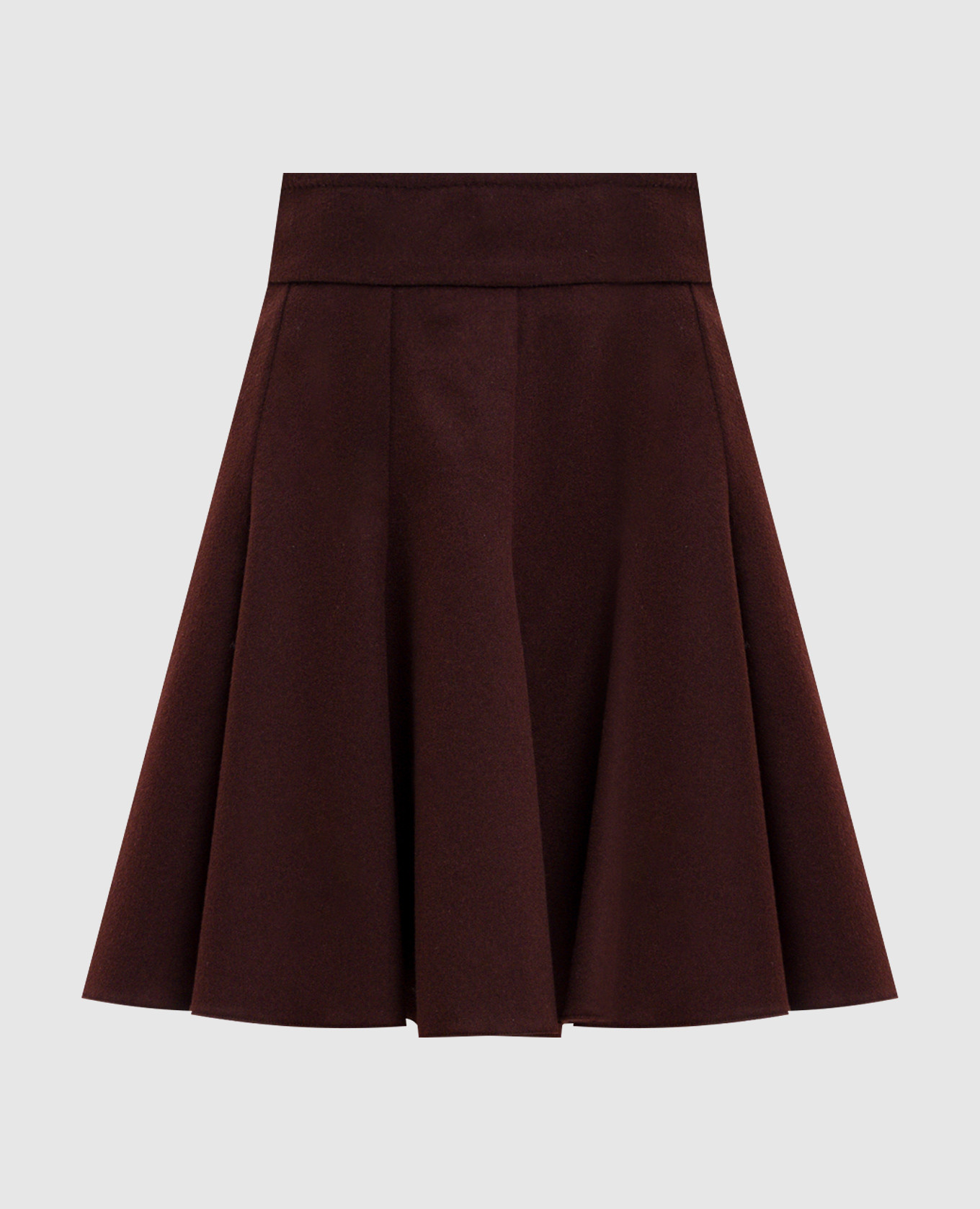

Burgundy camel wool skirt BRAVA Max Mara