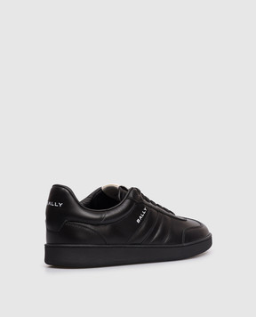 Bally Black leather Retro Crest sneakers MSK0F6VT005