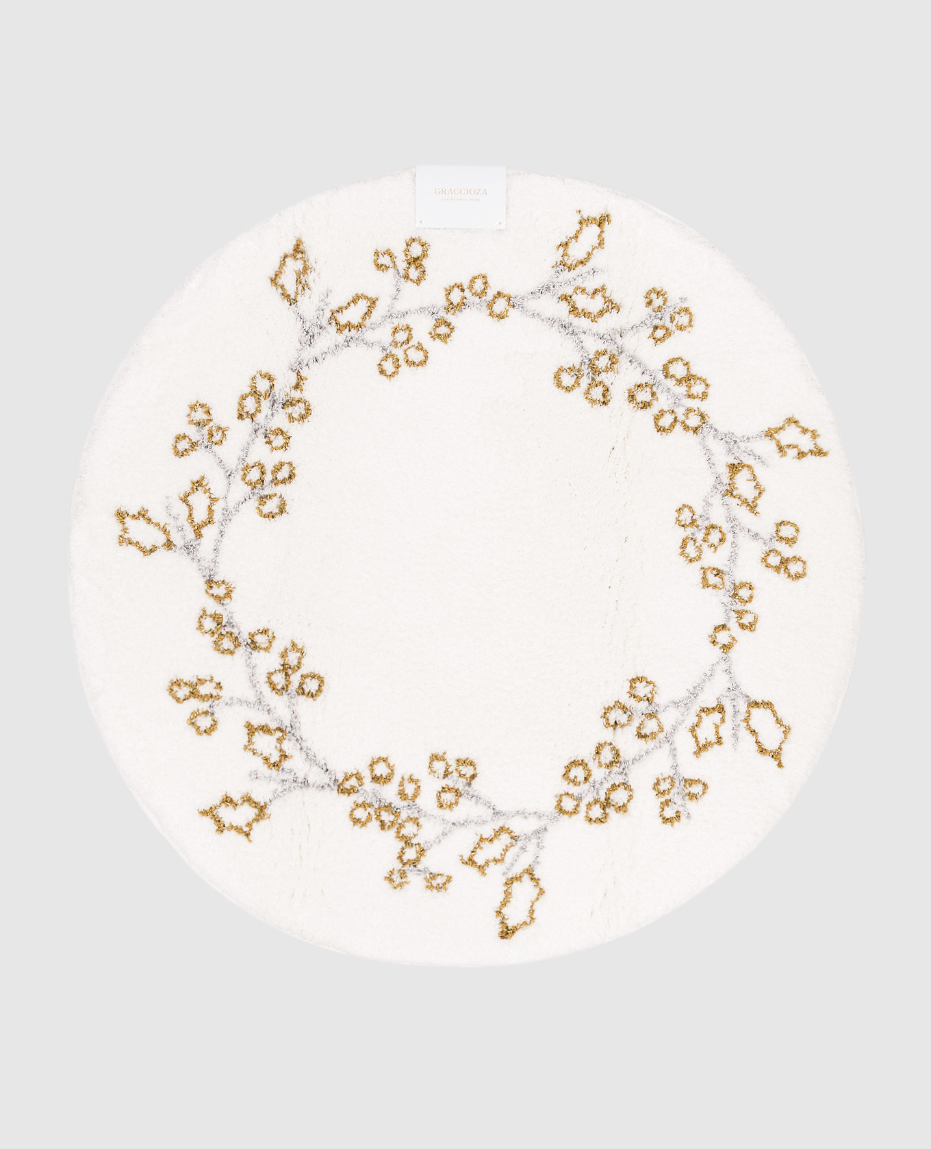 

White terry bathroom mat MERRY Graccioza