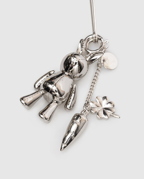 Juun.j Silver brooch with pendants JW618ZW012