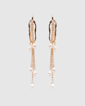 Twinset Gold earrings with beads 262TA4022