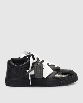 Off-White Black leather sneakers 3.0 Floating Arrow OMIA244S26LEA001